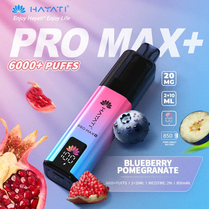 Hayati Pro Max Plus 6000 Rechargeable prefilled Pod Kit