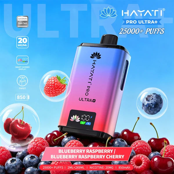 Hayati Pro Ultra Plus 25000  Rechargeable prefilled Pod Kit ( Pack of 5 )