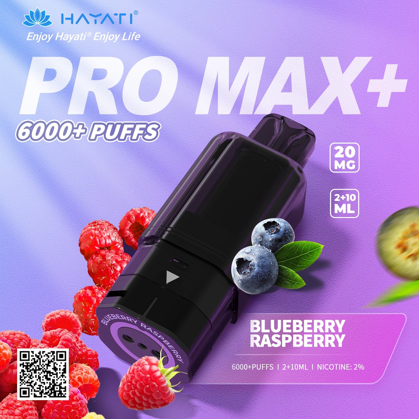 Hayati Pro Max Plus 6000 Rechargeable Replacement Pods