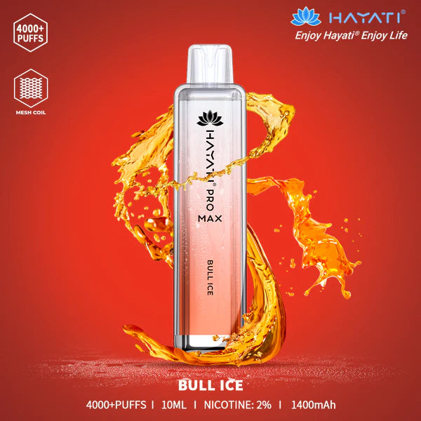 The Hayati Pro Max 4000 Disposable Vape Device 20MG