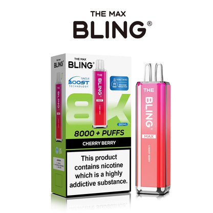 Bling Max 8000 Puffs Prefilled vape Kit - Box Of 5