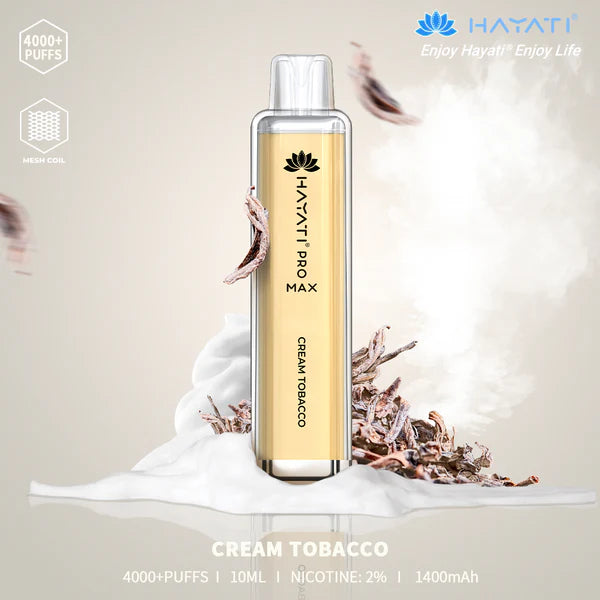 The Hayati Pro Max 4000 Disposable Vape Device 20MG