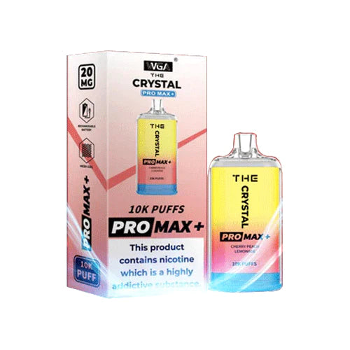 The Crystal Pro Max Plus 10000 Disposable Vape Pod 20MG