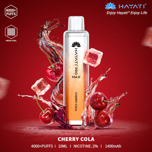 The Hayati Pro Max 4000 Disposable Vape Device 20MG