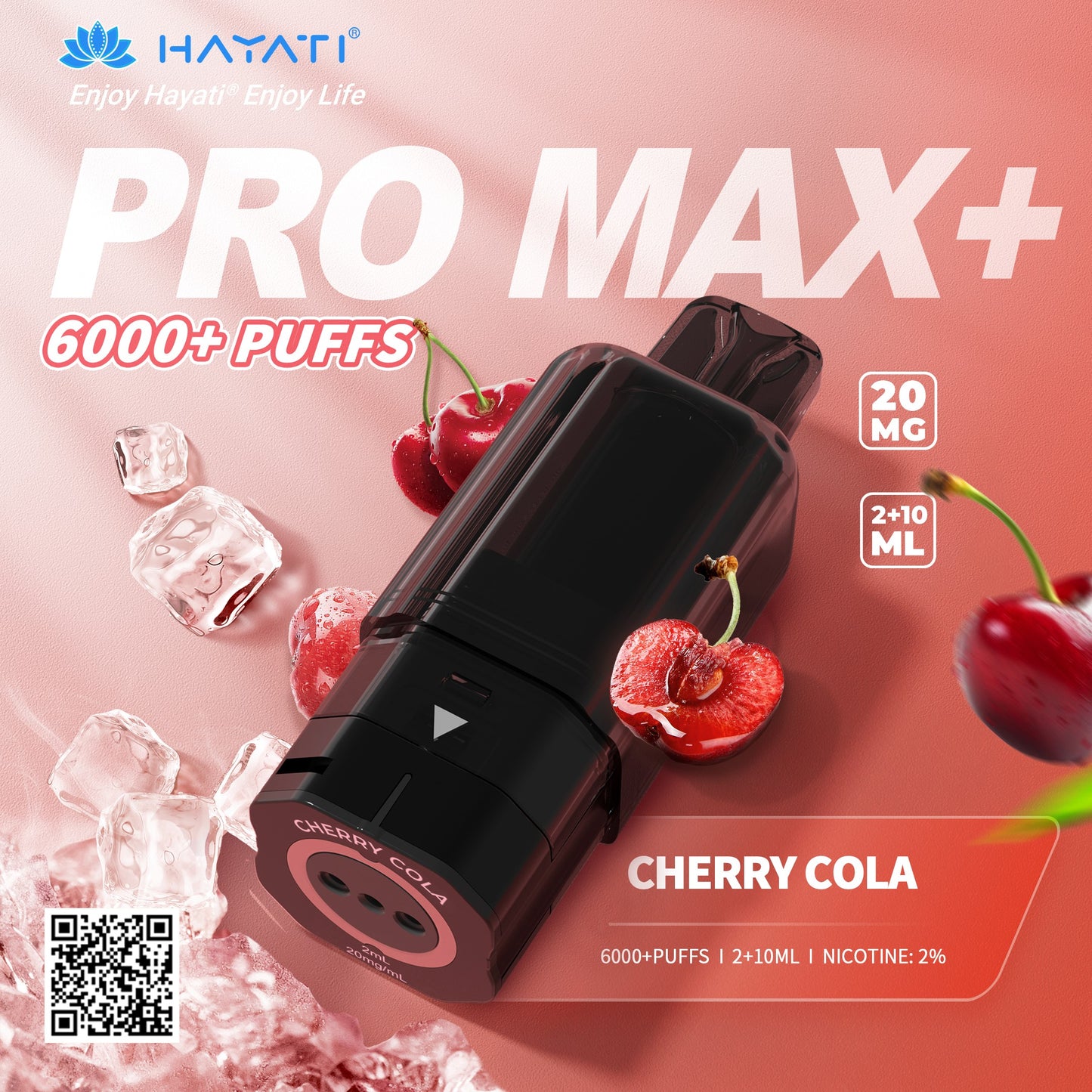 Hayati Pro Max Plus 6000 Rechargeable Replacement Pods