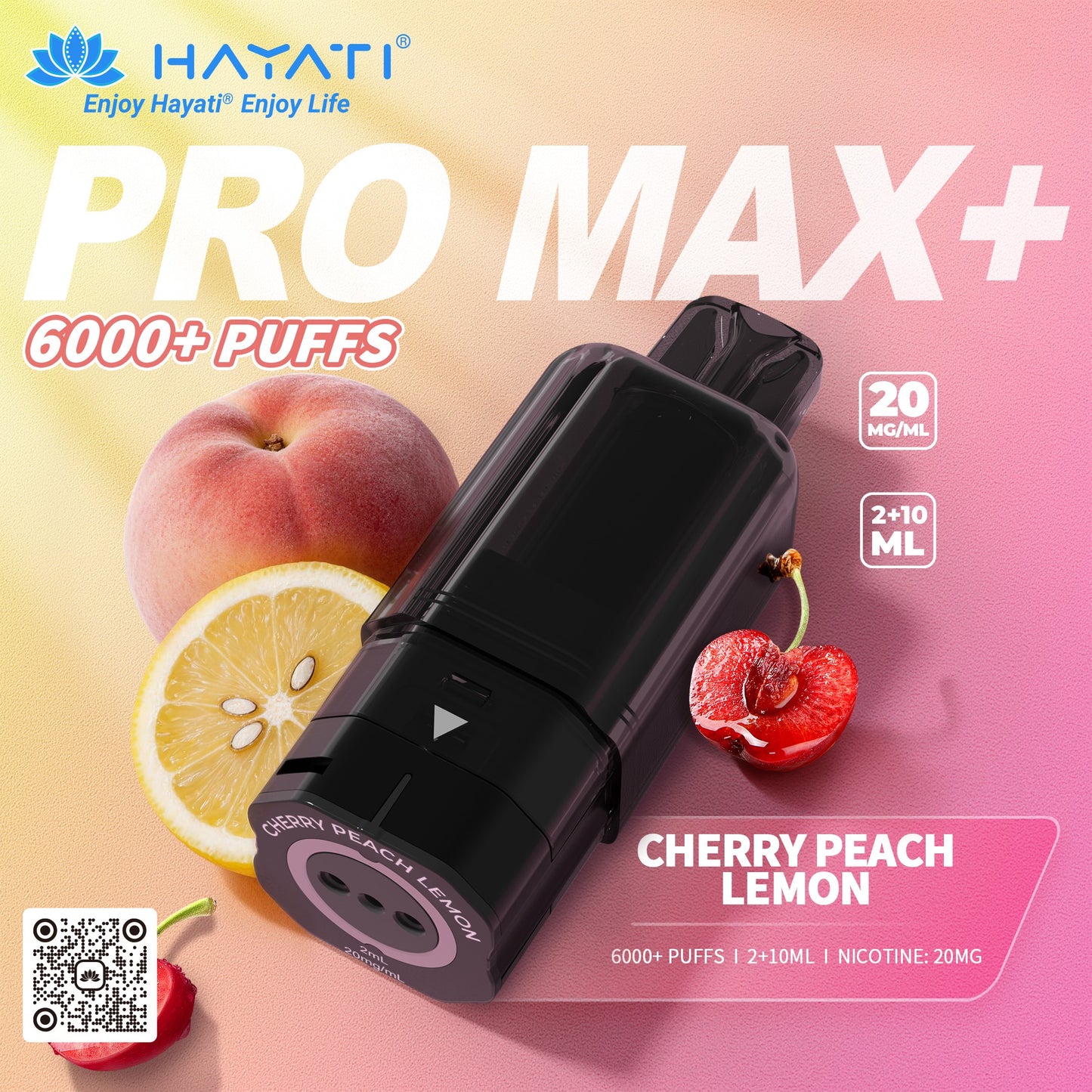 Hayati Pro Max Plus 6000 Rechargeable Replacement Pods