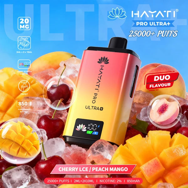 Hayati Pro Ultra Plus 25000  Rechargeable prefilled Pod Kit ( Pack of 5 )