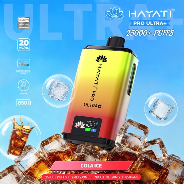 Hayati Pro Ultra Plus 25000  Rechargeable prefilled Pod Kit ( Pack of 5 )