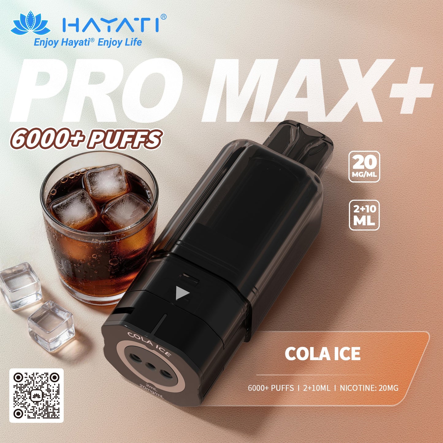 Hayati Pro Max Plus 6000 Rechargeable Replacement Pods