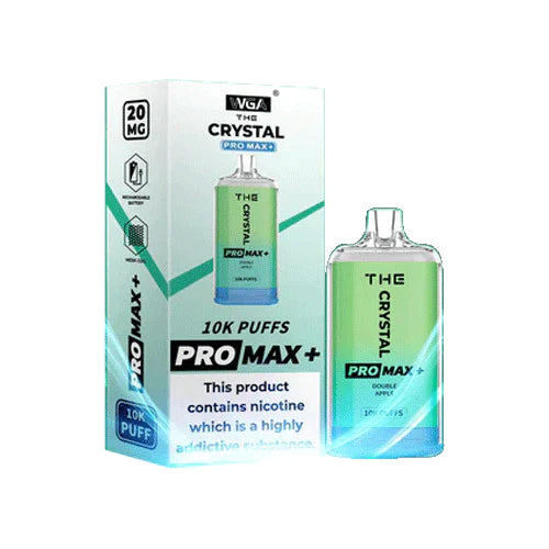 The Crystal Pro Max Plus 10000 Disposable Vape Pod 20MG