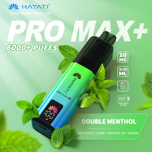 Hayati Pro Max Plus 6000 Rechargeable prefilled Pod Kit