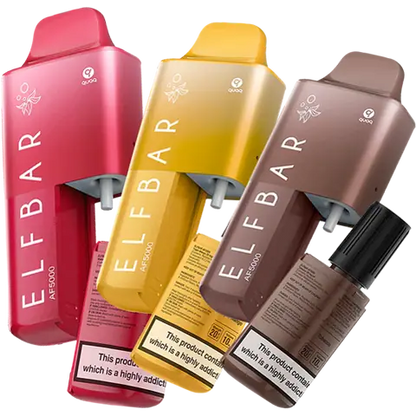 Elf Bar AF5000 Puffs Disposable Vape Device 20MG - BOX OF 5