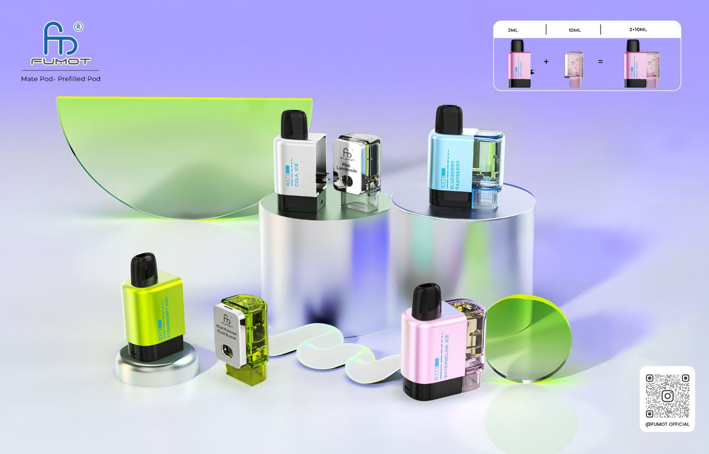 Fumot Mate 10K Pre-filled Vape Kit box of 5pcs