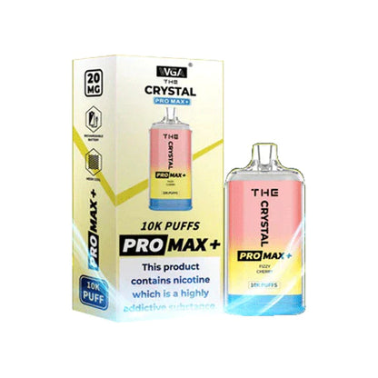 The Crystal Pro Max Plus 10000 Disposable Vape Pod 20MG