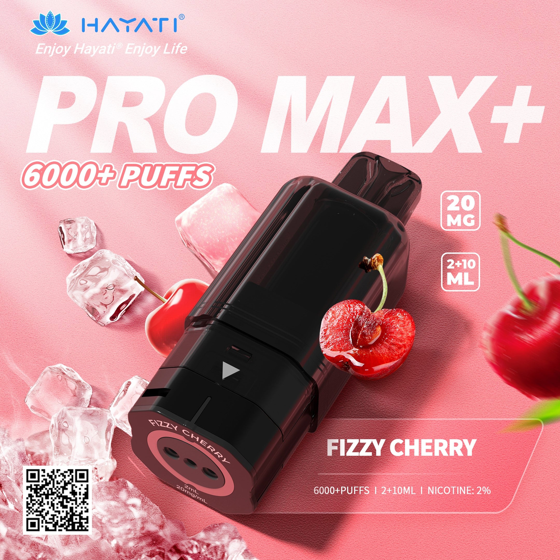 Hayati Pro Max Plus 6000 Rechargeable Replacement Pods (5-Pack)