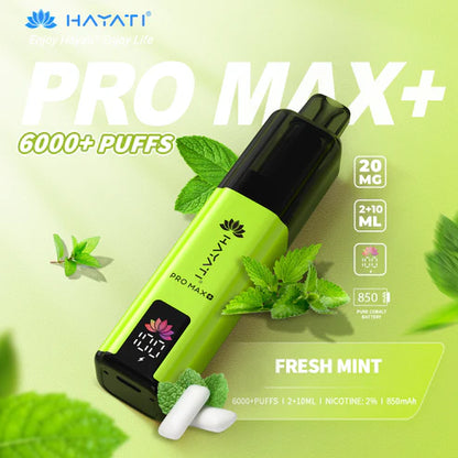 Hayati Pro Max Plus 6000 Rechargeable prefilled Pod Kit