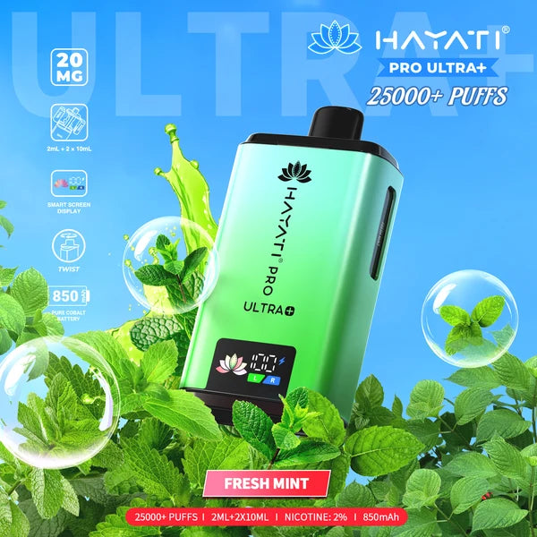 Hayati Pro Ultra Plus 25000  Rechargeable prefilled Pod Kit ( Pack of 5 )