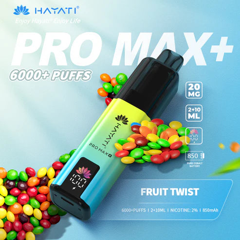 Hayati Pro Max Plus 6000  Rechargeable prefilled Pod Kit ( Pack of 5 )