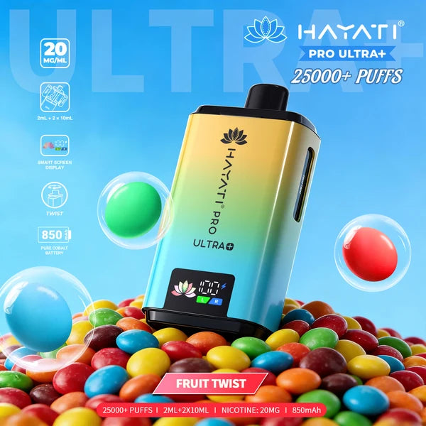 Hayati Pro Ultra Plus 25000  Rechargeable prefilled Pod Kit ( Pack of 5 )