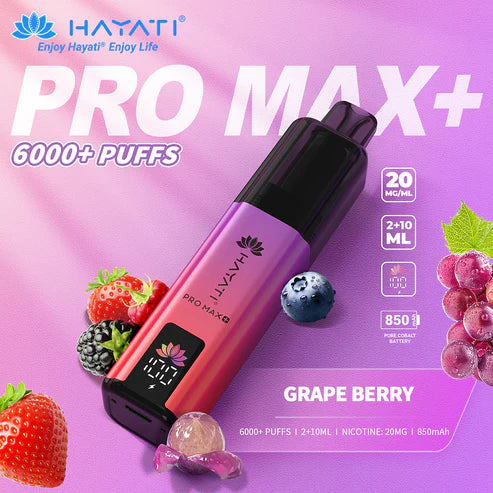 Hayati Pro Max Plus 6000 Rechargeable prefilled Pod Kit
