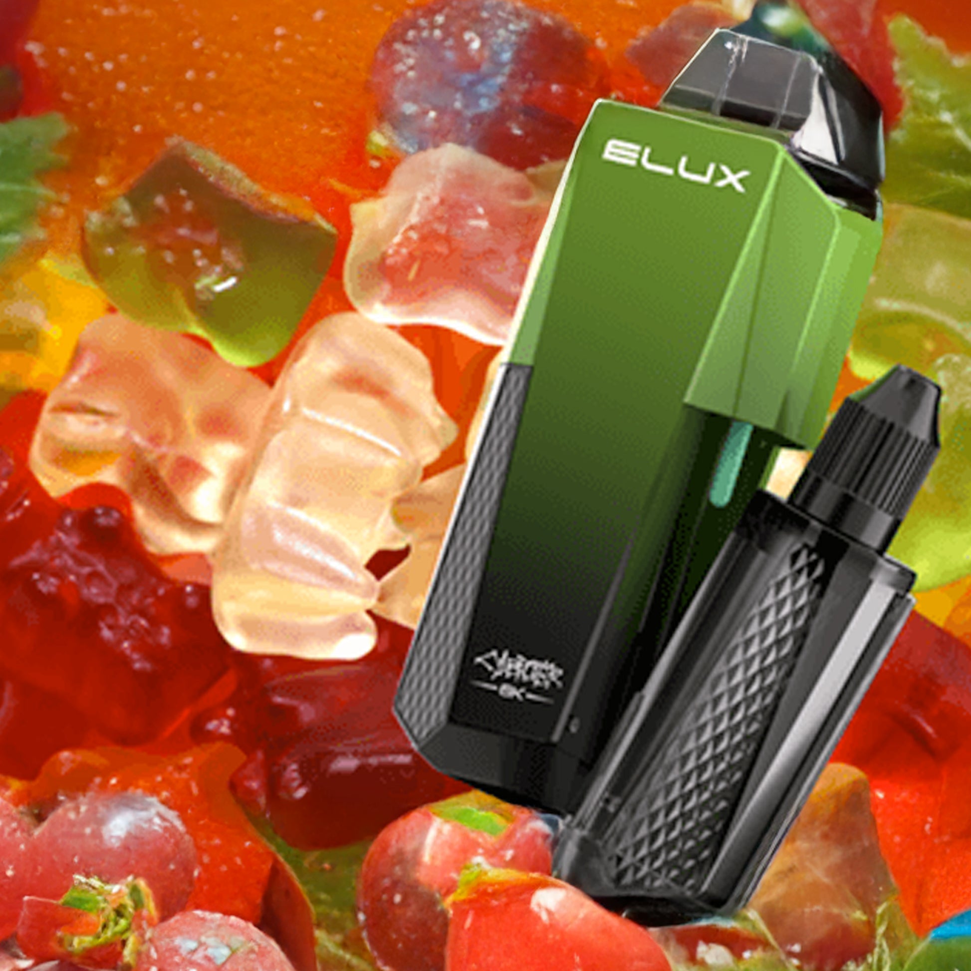 Gummy Bear / HBubba flavoured Elux Cyberover 6K