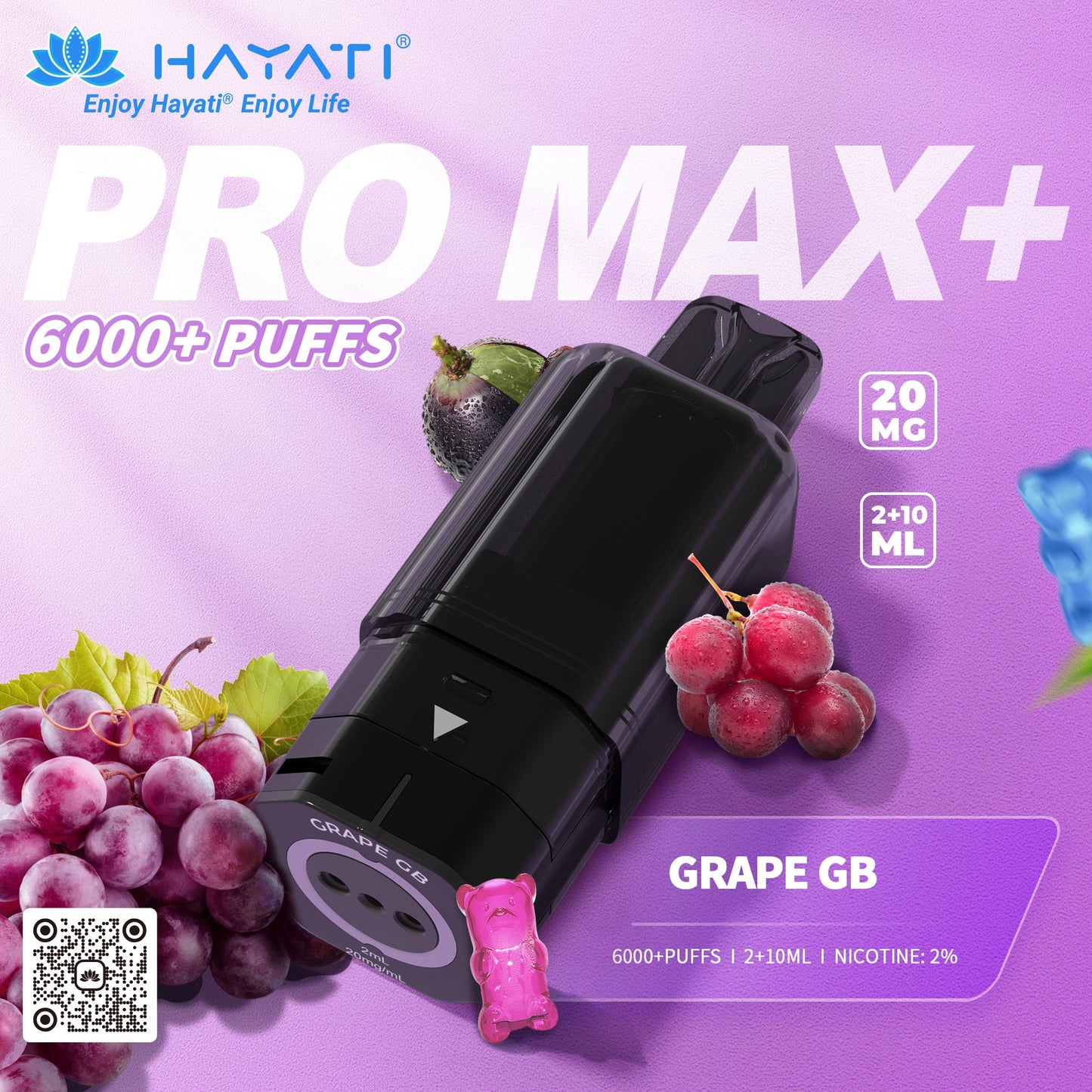 Hayati Pro Max Plus 6000 Rechargeable Replacement Pods