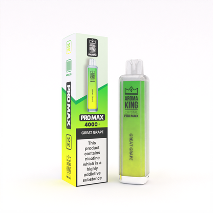 Aroma King Crystal Pro Max 4000 Puffs Rechargeable Prefilled - Box of 10 Aroma King Crystal Pro Max 4000 Puffs Rechargeable Prefilled - Box of 10