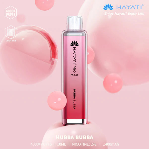The Hayati Pro Max 4000 Disposable Vape Device 20MG