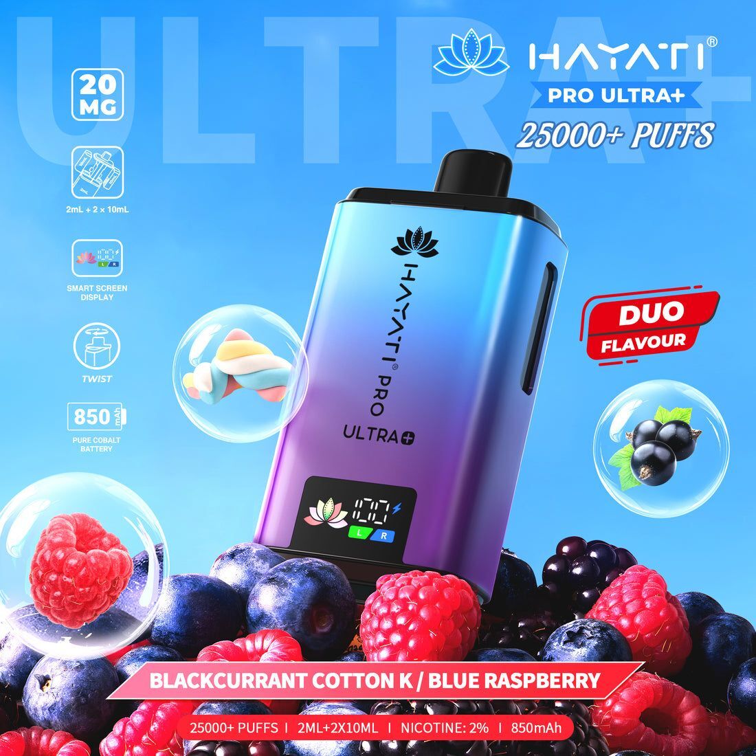 HAYATI PRO ULTRA+ 25000+ Puffs