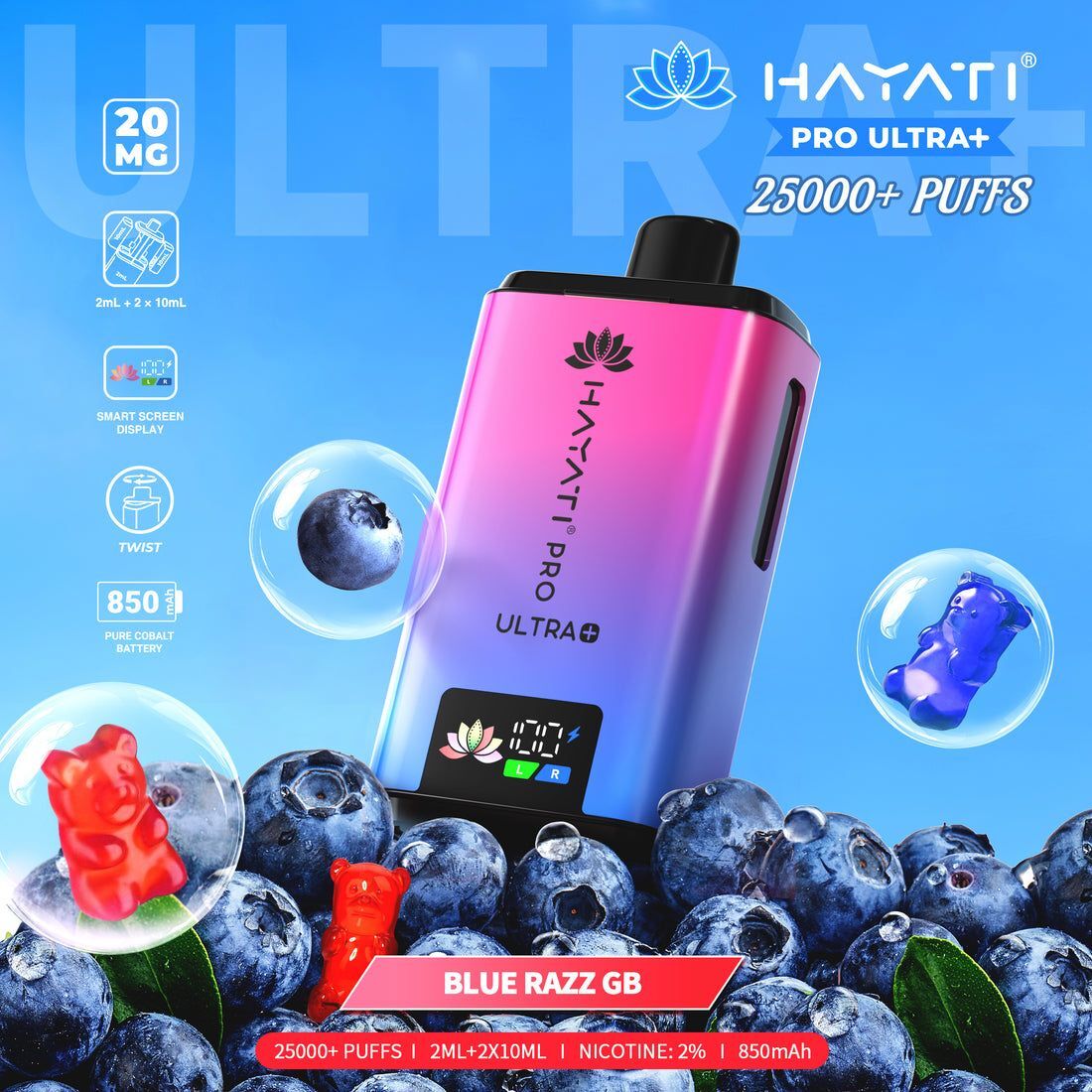 HAYATI PRO ULTRA+ 25000+ Puffs