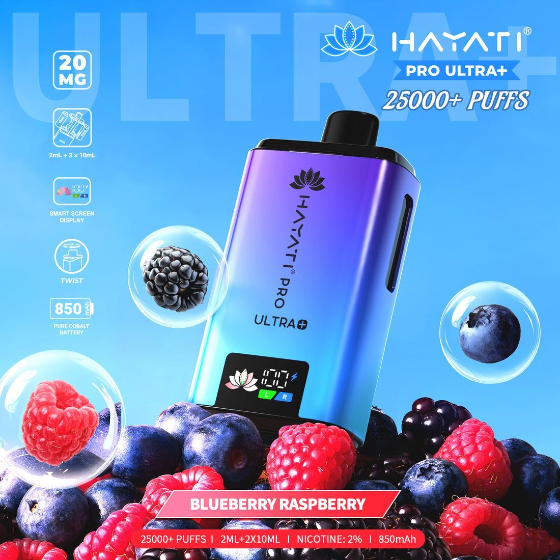 HAYATI PRO ULTRA+ 25000+ Puffs