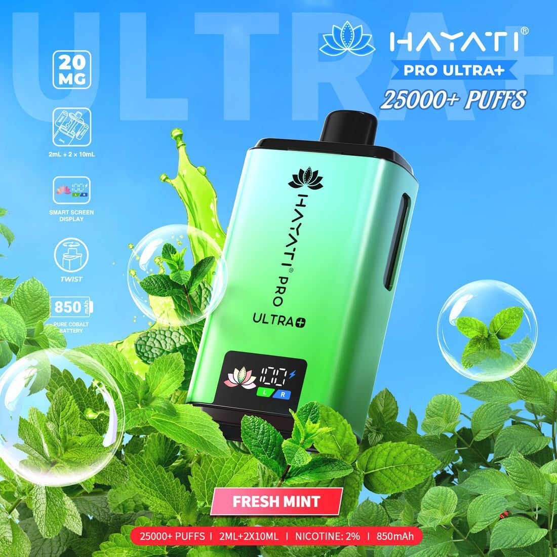 HAYATI PRO ULTRA+ 25000+ Puffs