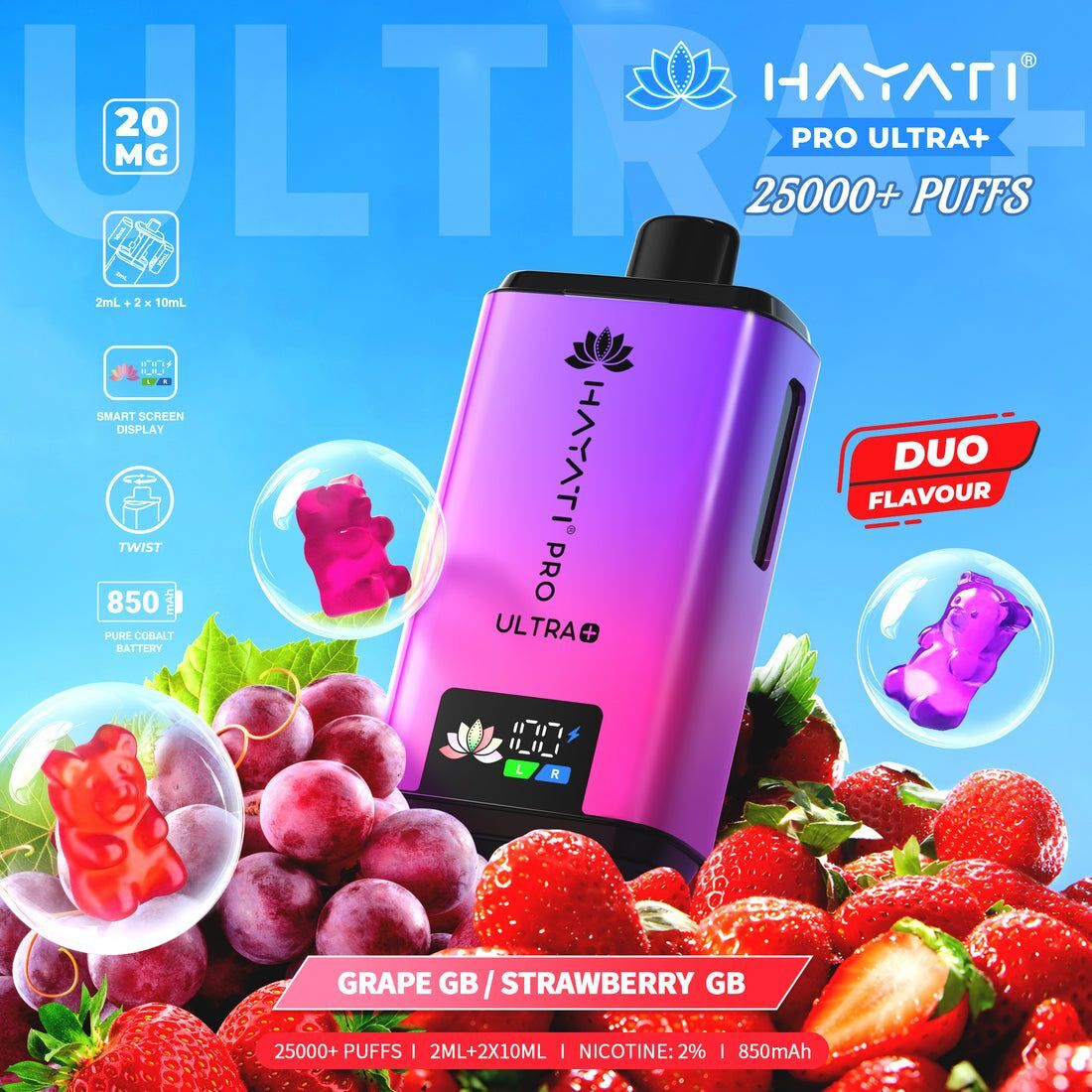 HAYATI PRO ULTRA+ 25000+ Puffs