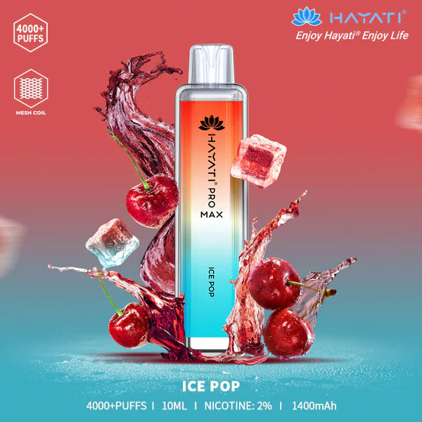 The Hayati Pro Max 4000 Disposable Vape Device 20MG