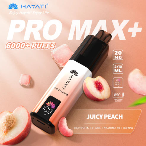 Hayati Pro Max Plus 6000  Rechargeable prefilled Pod Kit ( Pack of 5 )