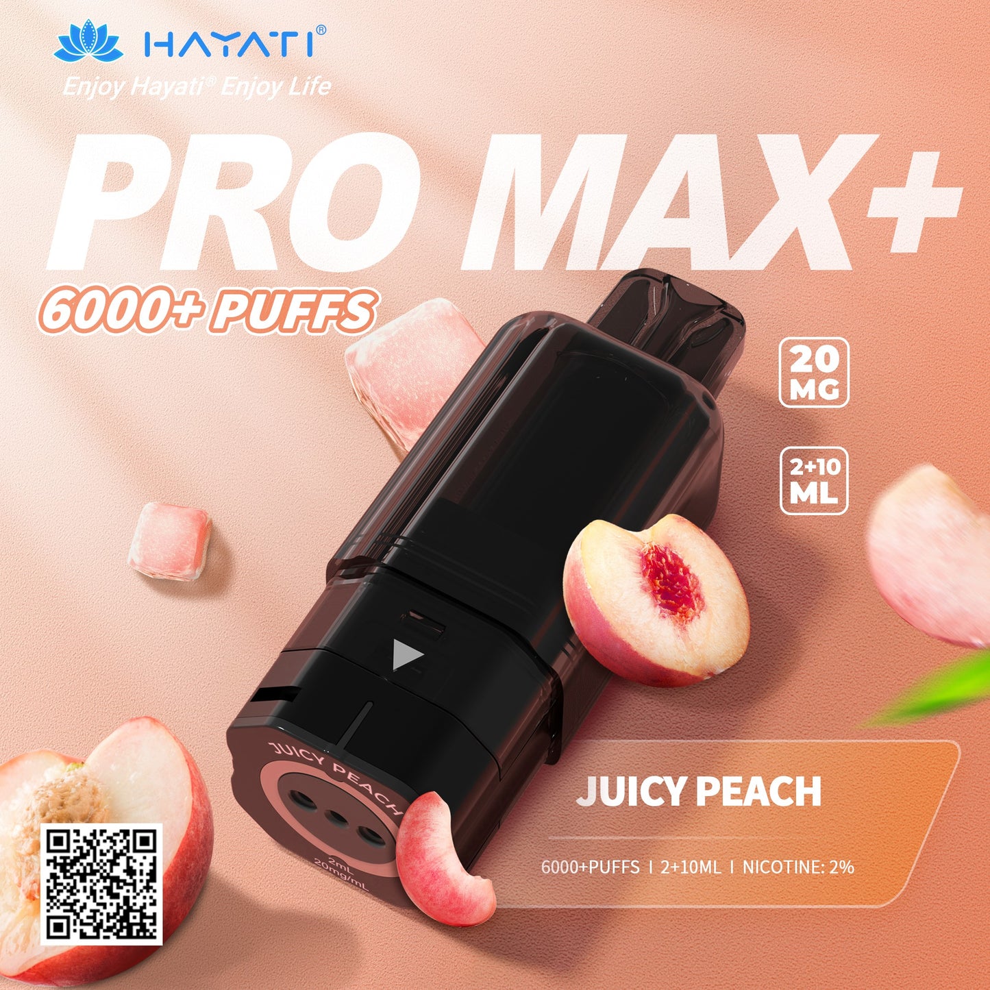Hayati Pro Max Plus 6000 Rechargeable Replacement Pods
