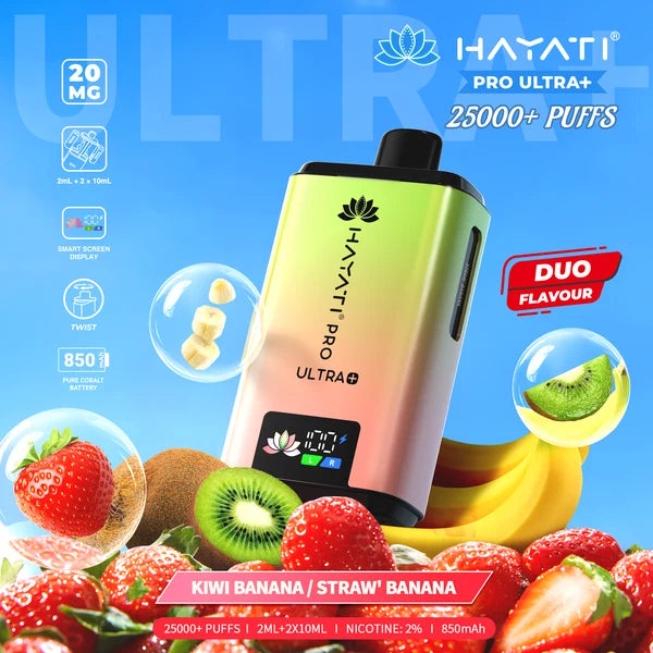 Hayati Pro Ultra Plus 25000  Rechargeable prefilled Pod Kit ( Pack of 5 )