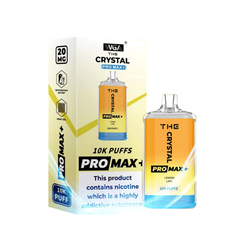 The Crystal Pro Max Plus 10000 Disposable Vape Pod 20MG