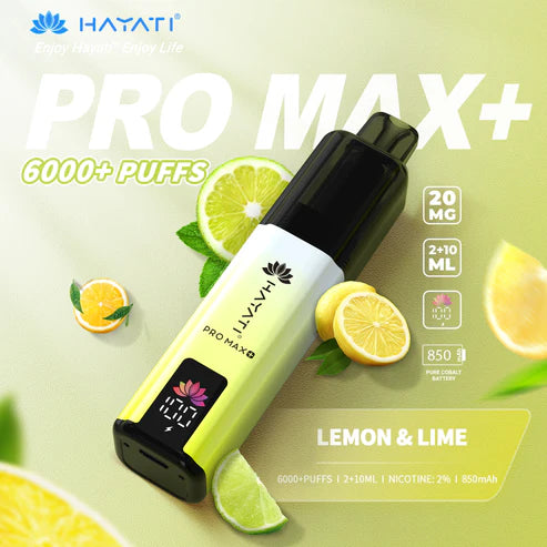 Hayati Pro Max Plus 6000  Rechargeable prefilled Pod Kit ( Pack of 5 )