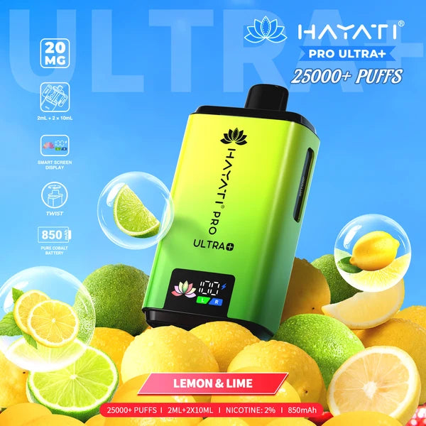 Hayati Pro Ultra Plus 25000  Rechargeable prefilled Pod Kit ( Pack of 5 )