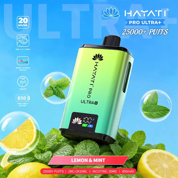 Hayati Pro Ultra Plus 25000  Rechargeable prefilled Pod Kit ( Pack of 5 )