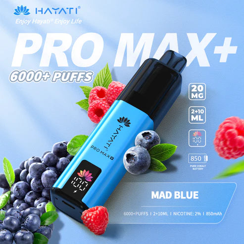 Hayati Pro Max Plus 6000 Rechargeable prefilled Pod Kit