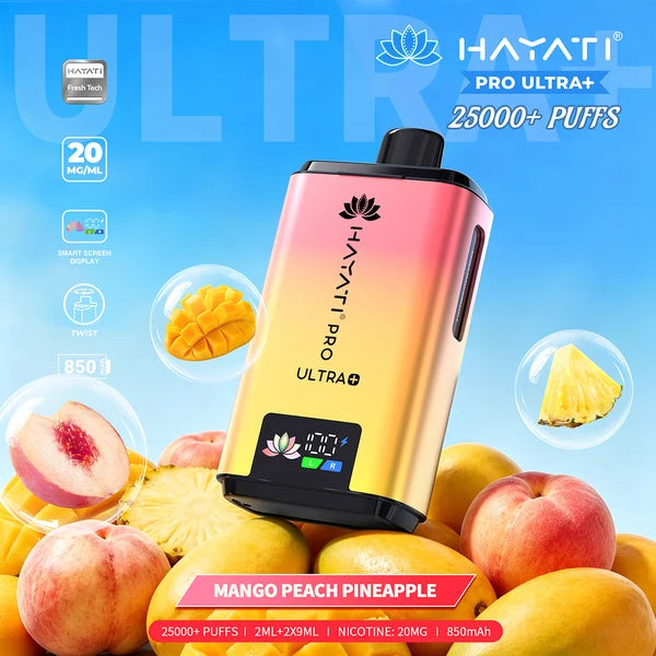 Hayati Pro Ultra Plus 25000  Rechargeable prefilled Pod Kit ( Pack of 5 )