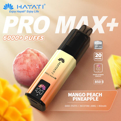 Hayati Pro Max Plus 6000 Rechargeable prefilled Pod Kit