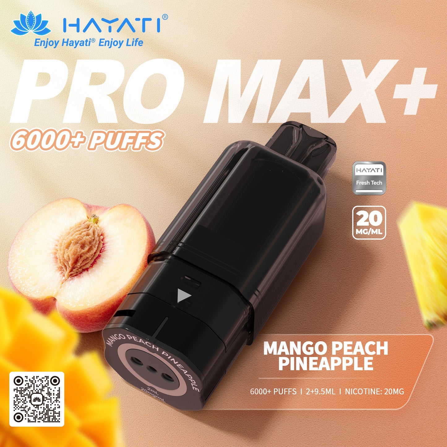 Hayati Pro Max Plus 6000 Rechargeable Replacement Pods