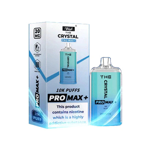 The Crystal Pro Max Plus 10000 Disposable Vape Pod 20MG