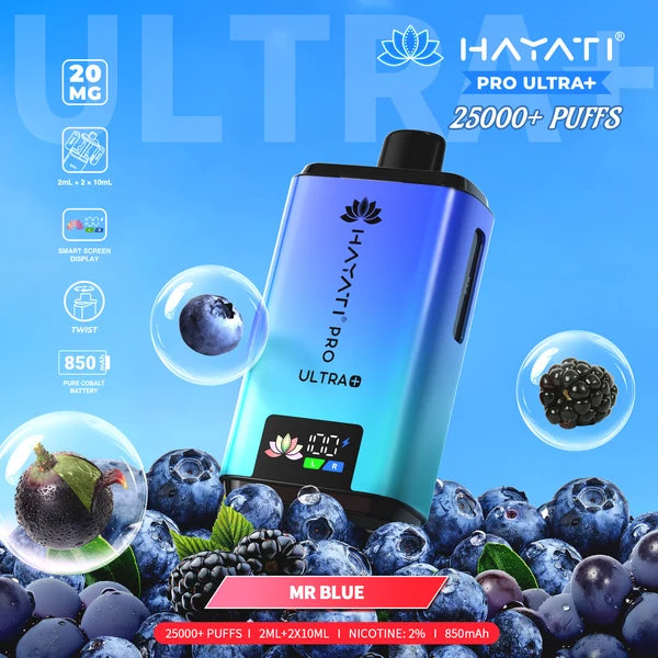 Hayati Pro Ultra Plus 25000  Rechargeable prefilled Pod Kit ( Pack of 5 )