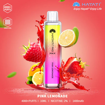 The Hayati Pro Max 4000 Disposable Vape Device 20MG
