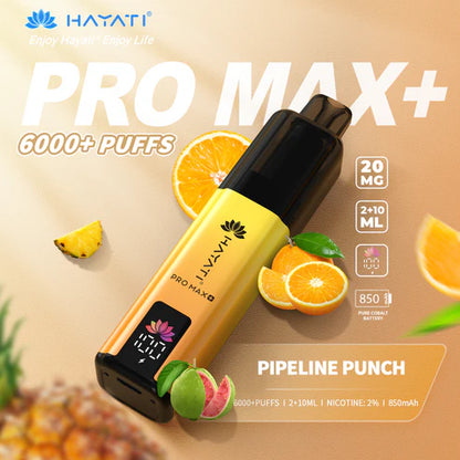 Hayati Pro Max Plus 6000 Rechargeable prefilled Pod Kit