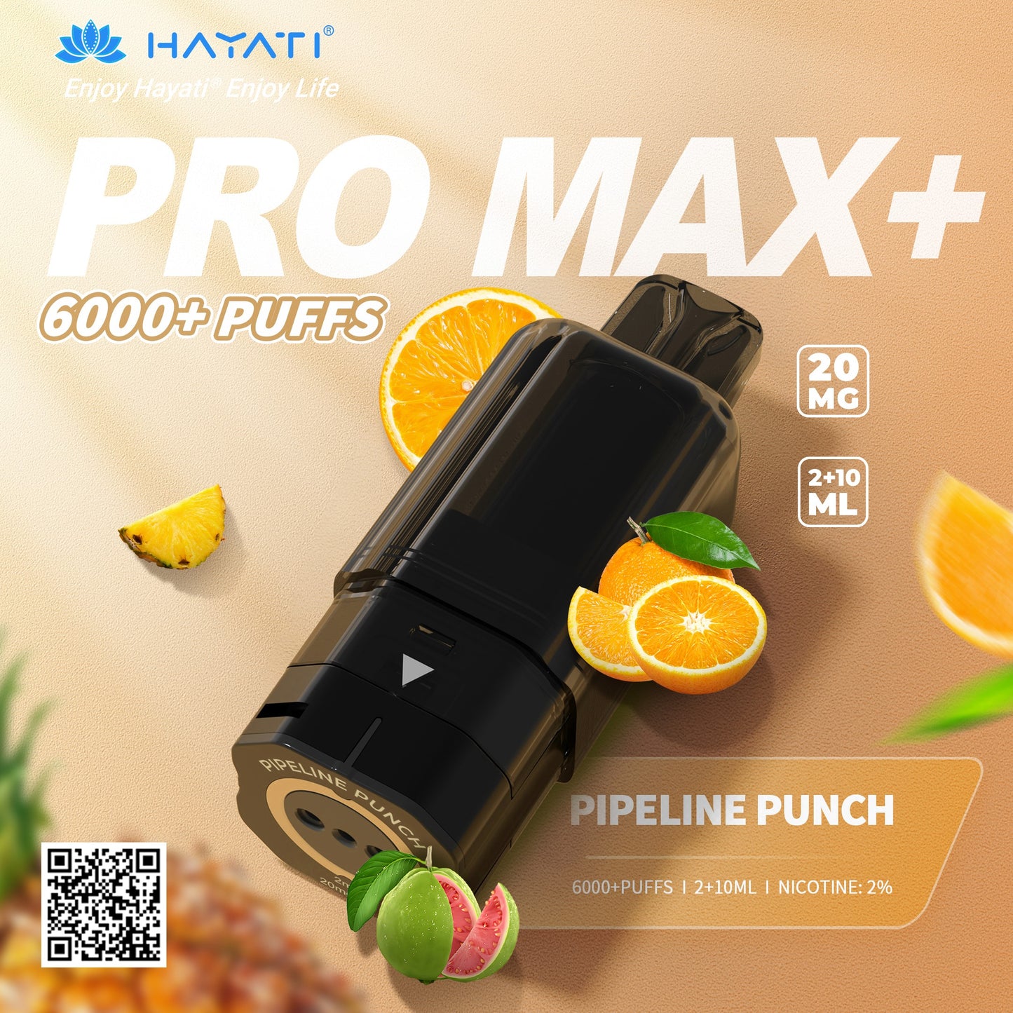 Hayati Pro Max Plus 6000 Rechargeable Replacement Pods